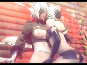 ► Nier Automata B2 Hentai Animation Game Sex