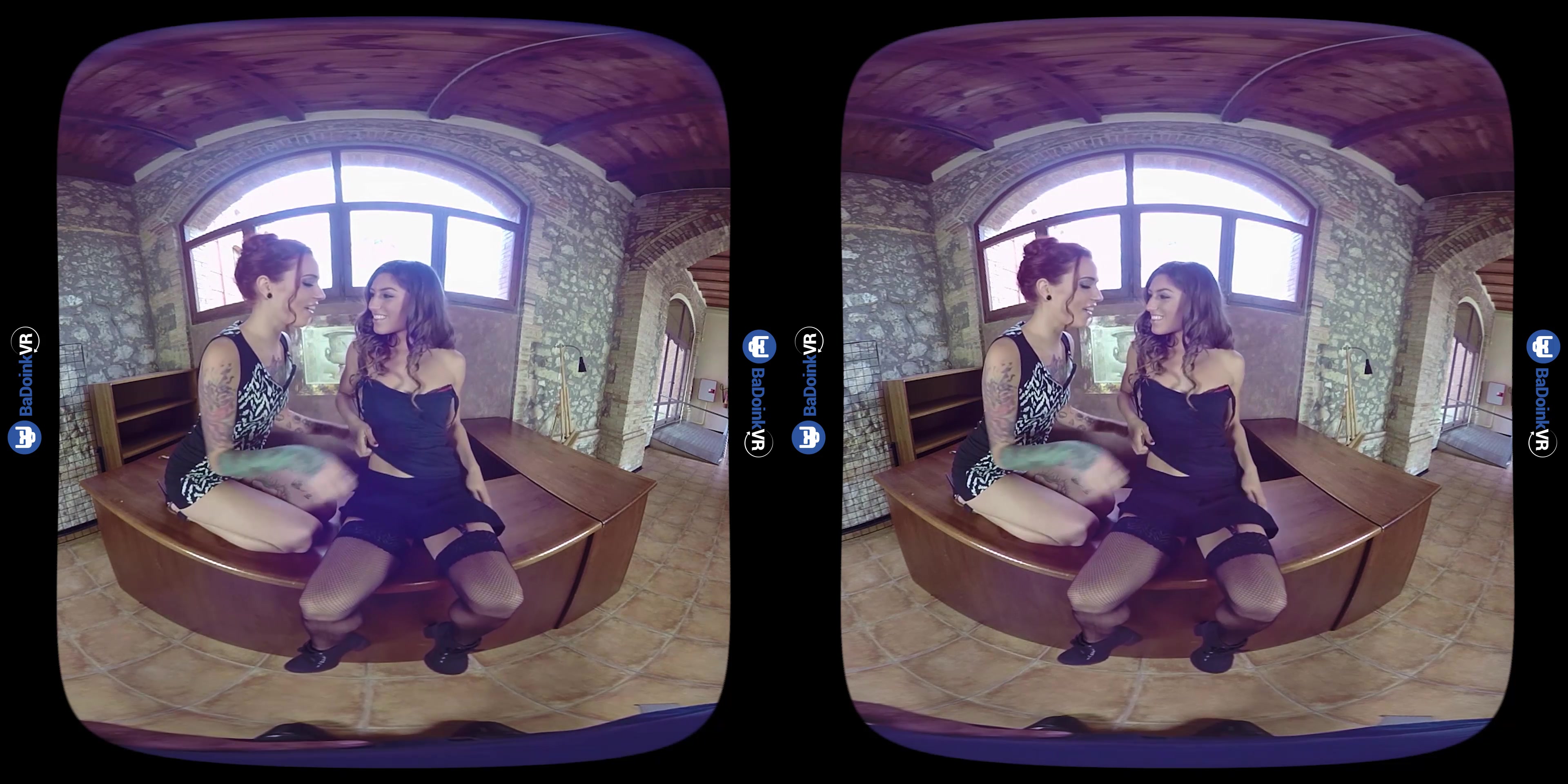 BaDoinkVR Threesome in hotel - VR Porn