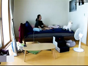 顏值身材不錯的美女午睡前跟老公客廳裏來一炮 貌似好久沒操了有點猛啊～720P高清