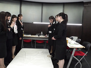 [SDJS-316] SOD女子社員試験官9名が全裸男性1名へち○ぽの勃起からザ～ - 4of5