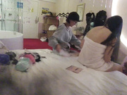 名门夜宴偷拍系列 美女模特-睿睿拍内衣广告被套路偷拍
