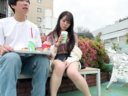 YMDD-467 マチアプちゃん！ふわとろHカップの上京ハメ撮りSEX デートだけのつもりが浴衣で中出しエッチ！ - 1of5