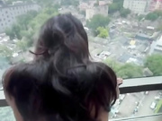 远眺紫禁城北京落地窗大战极品身材小空姐
