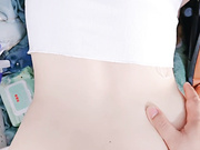 【三个极品小姨子】无水Part3，巨乳无毛一线天，极品肉缝，三女大战小蚯蚓，超极品 (10)