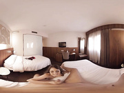 VR 360 degrees - Hot girl gets fucked hard in a hotel room