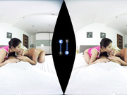 BaDoink VR 3Some Fuck With Lady Dee And Blanche Bradburry