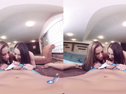 BaDoink VR Ultra Threesome Sex With Felicia Kiss And Athina