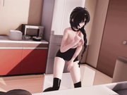 [MMD]adokoro Megumi Bubble Pop[suomynona]