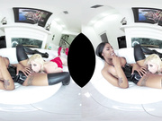 VRHUSH Sarah and Charlotte lesbian fun