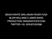 汝工作室新作-华裔猛男JAMES沙滩邂逅极品金发洋妞车震热身别墅狂插颜射骚货1080P高清原版