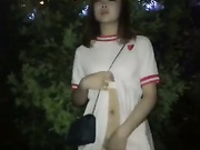 百度云泄密流出有点脑残的九零后广州靓妹和闺蜜公园玩露出自拍,刮完逼毛和男友互舔性器官