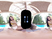 BaDoinkVR 1 On 1 Outdoor Sex Party With Brunette Alina Lopez