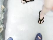 会缩阳的大哥跟小骚逼激情性爱豹纹情趣无套抽插，直接给骚逼干尿