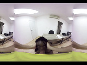 Ebony teen giving a blowjob