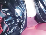 模特美女晚上和粉丝在工地鸡巴硬不起只好车震