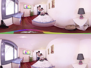 Virtual Reality Hot Schoolgirl